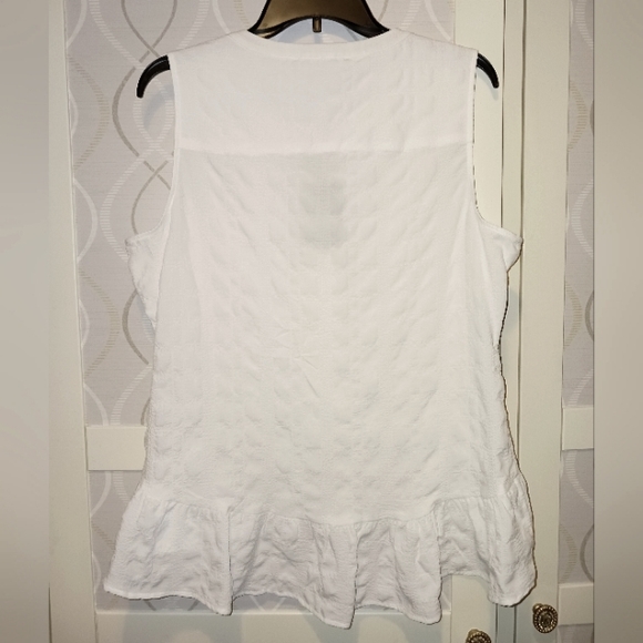 DKNY Sleeveless Blouse Tropical Rain - Picture 8 of 10